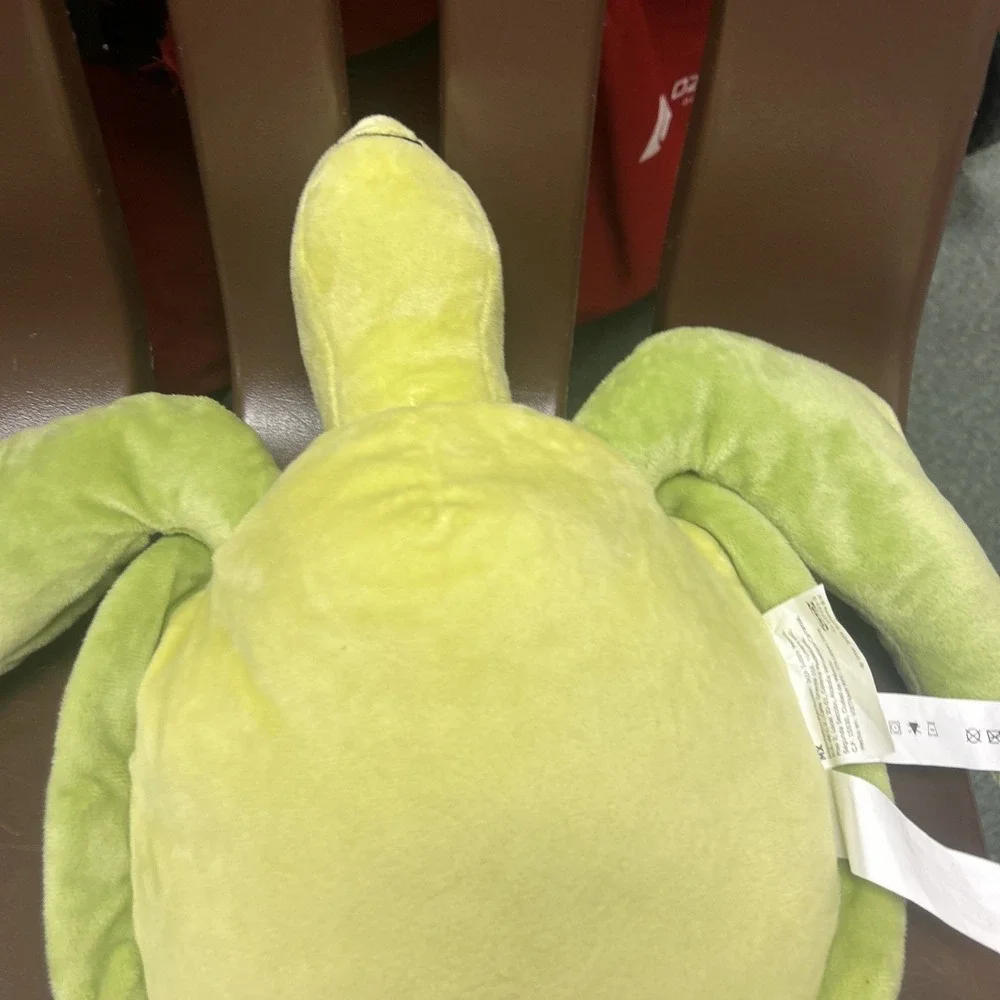Ikea Plush Sea Turtle Blavingrad Stuffed Animal Green Soft Toy Lovey 17